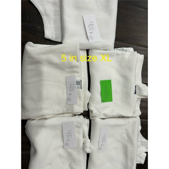 Faded Glory Ribbed Scoop Neck Sleeveless Tank Top White Sz XL Everyday Wear NWT - Picture 9 of 9